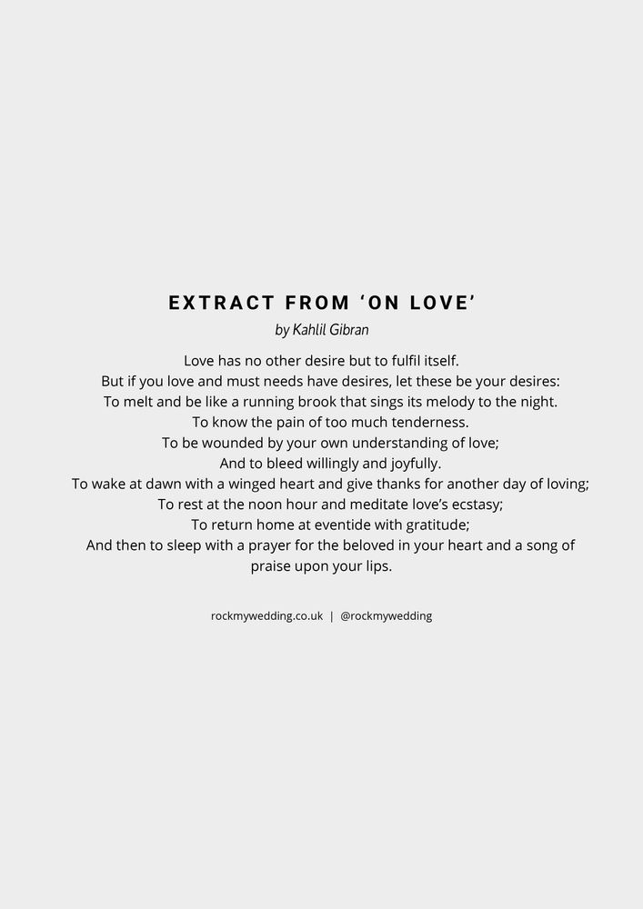 Love Extract 16 Romantic Wedding Readings About Love For Every Couple