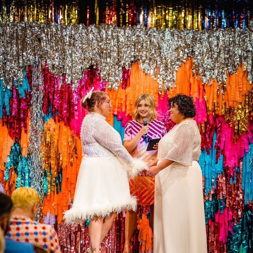 love celebrants kathryn wilson stoke newtington colourful wedding