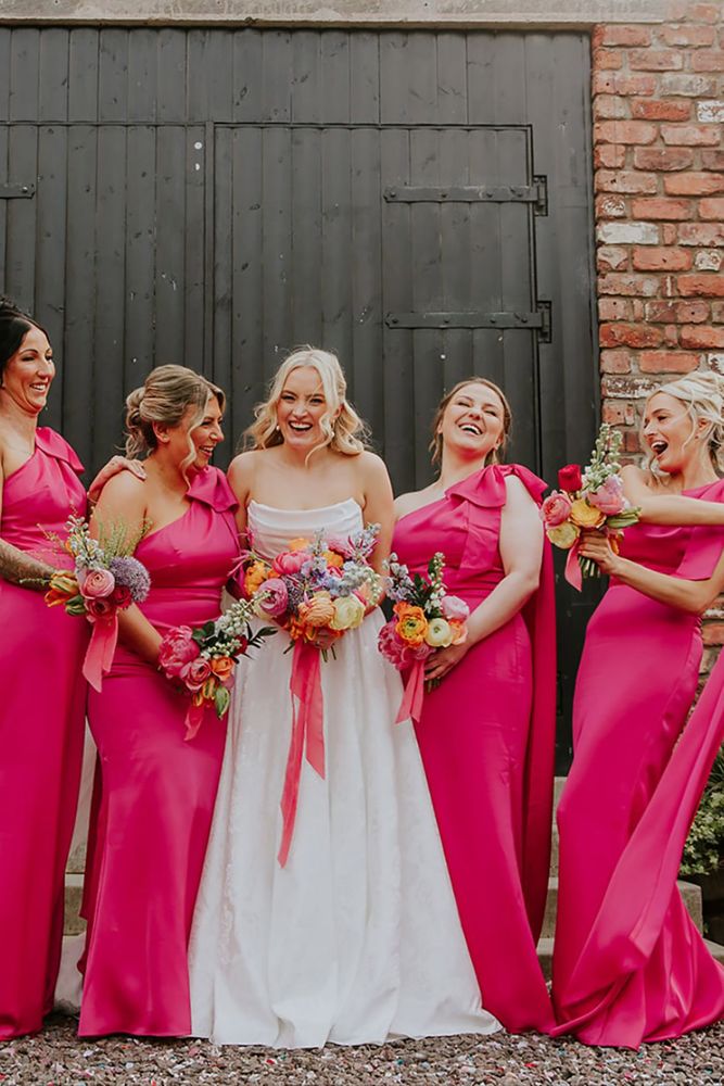Best Pink Bridesmaid Dresses: Blush, Dusty, Hot Pink & More Best Pink Bridesmaid Dresses: Blush, Dusty, Hot Pink & More