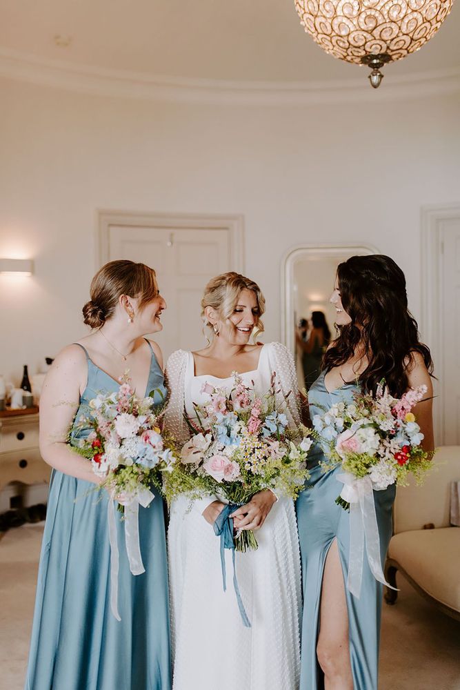 Blue Bridesmaid Dresses: Dusty, Navy, Light & Royal Blue Styles Blue Bridesmaid Dresses: Dusty, Navy, Light & Royal Blue Styles