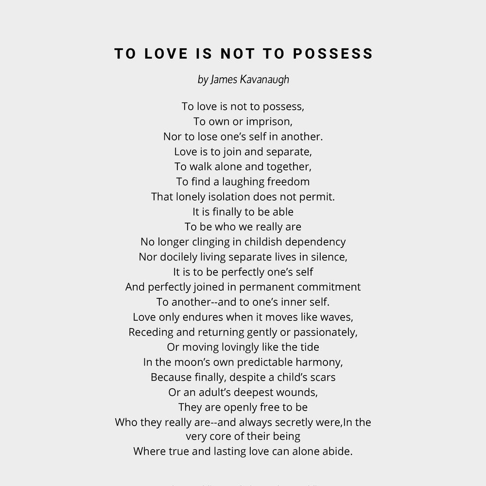 to-love-is-not-to-possess