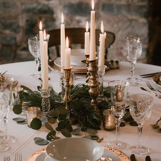 Candelabra table centrepiece festive decorations