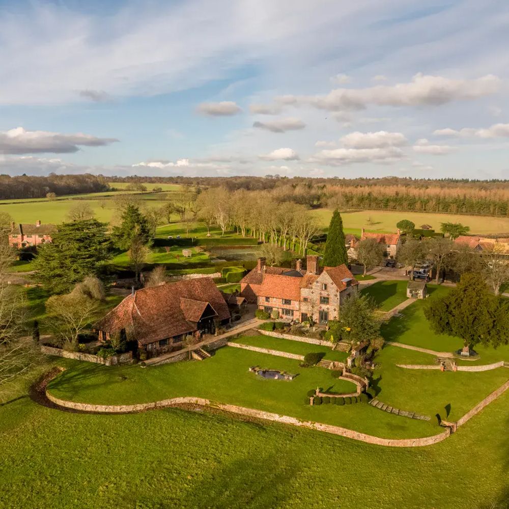 Burrow Farm Estate Aerial Shot