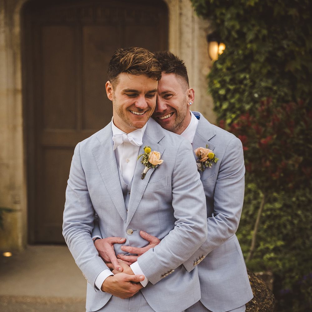 Two groom at their Hyde House wedding