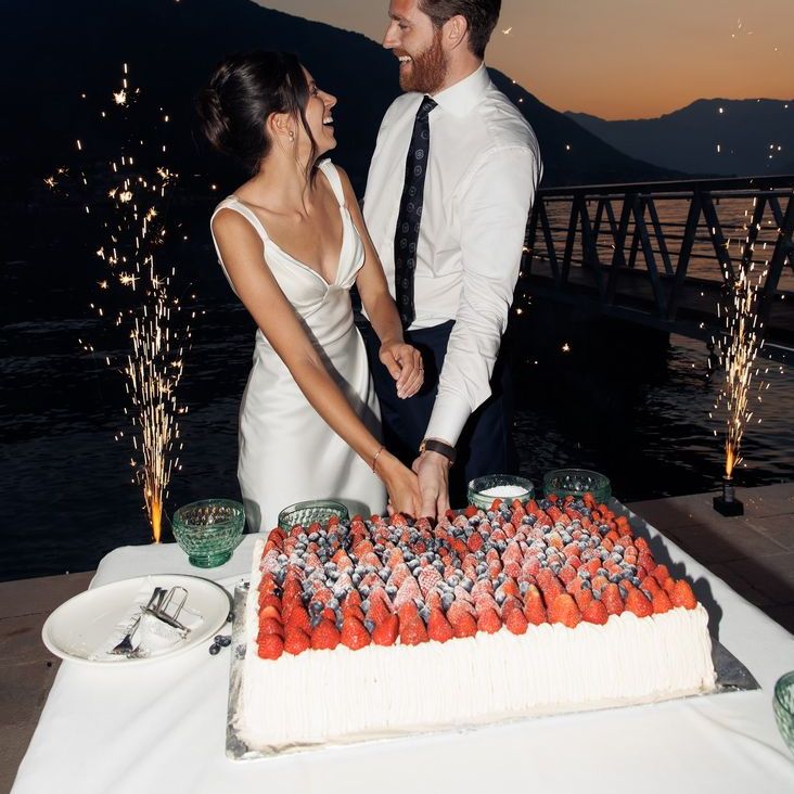 Millefoglie Style Wedding Cake Inspiration With Fresh Berries