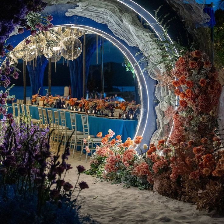 Private Island Celebration with Under The Sea Wedding Theme
