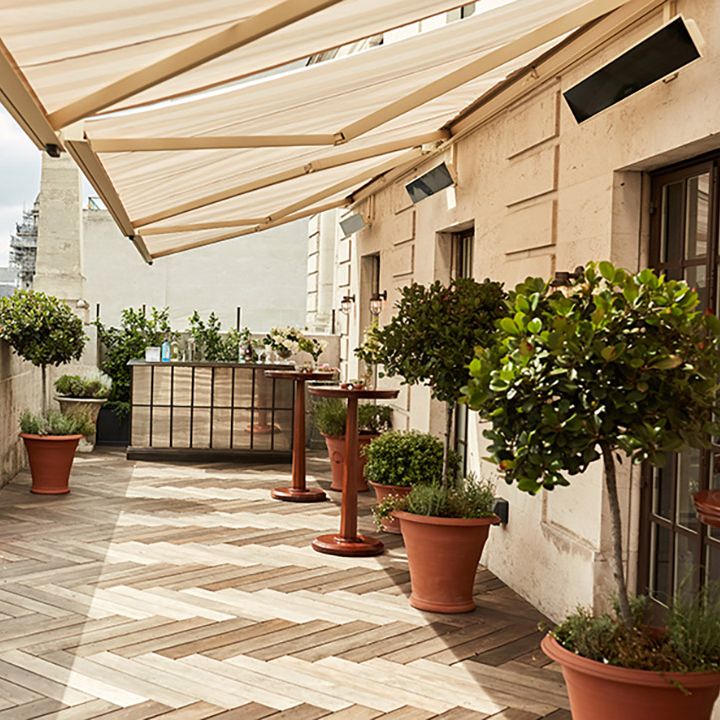 South west terrace at The Ned 