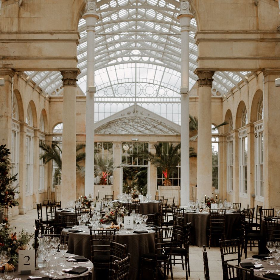 Beautiful wedding breakfast at Syon Park