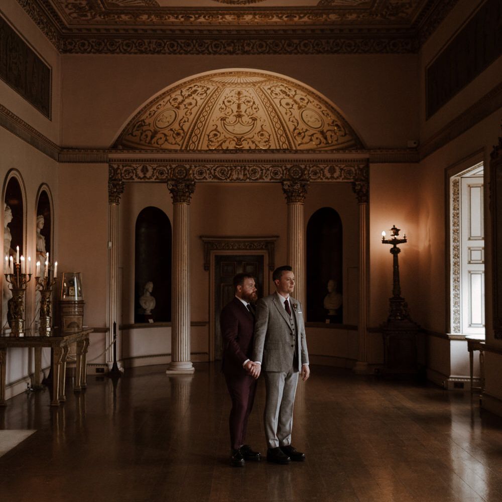 Syon Park wedding for two grooms