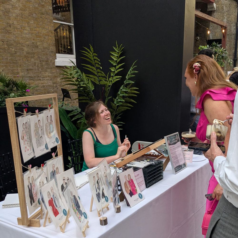 collection-of-handrawn-wedding-guest-portraits