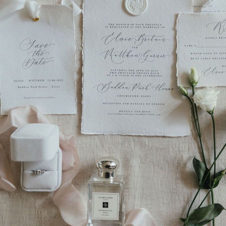 Classic Wedding Stationery with Wax Seals