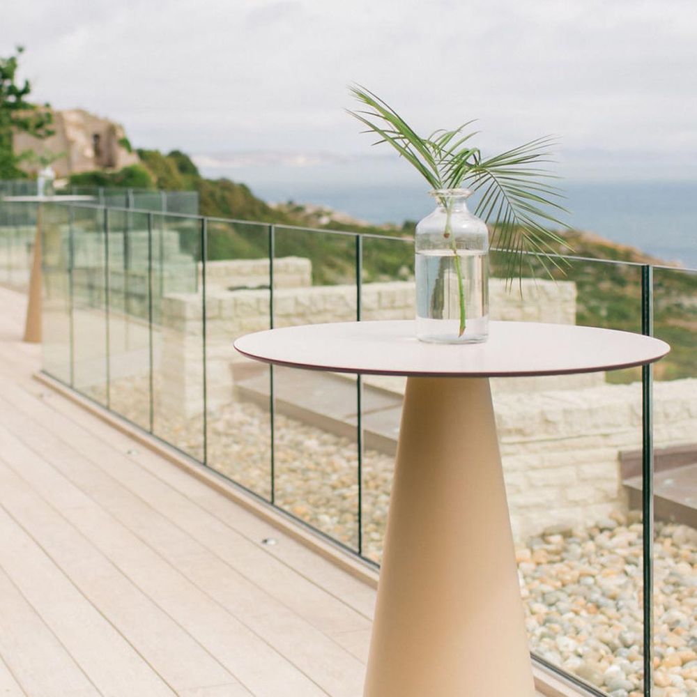 Beautiful views of the sea from castle wedding venue 