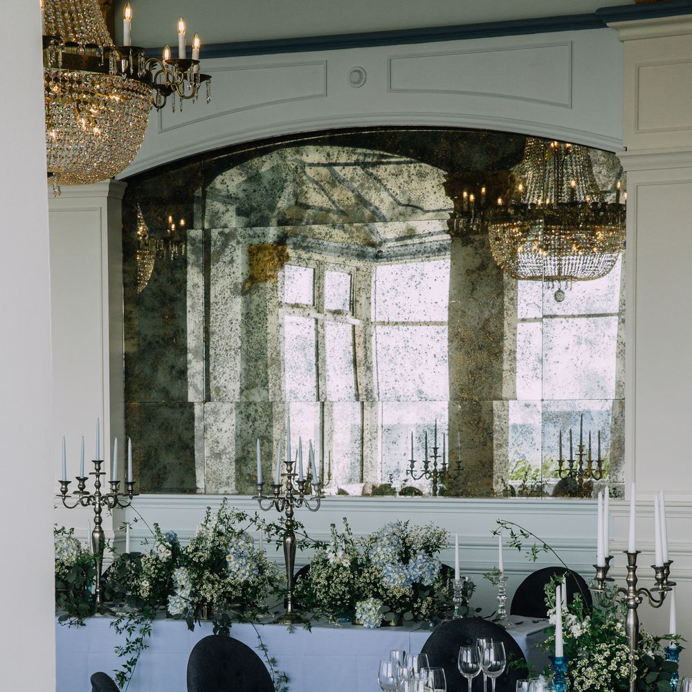 Chandelier room at Slieve Donard