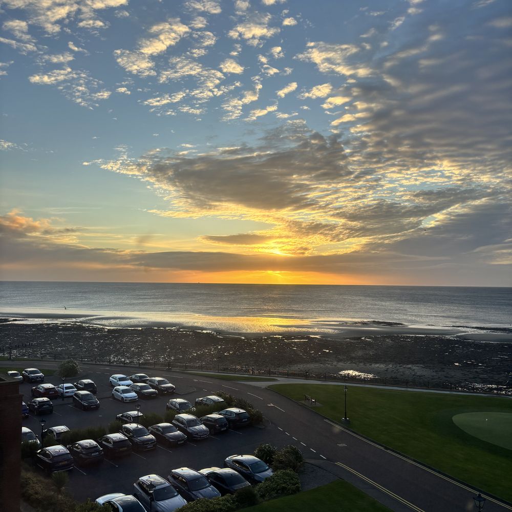 View of the Irish sea from Slieve Donard 
