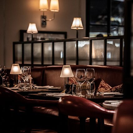 108 Brasserie date night location in London