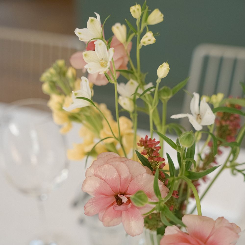 Phine Flowers Bud Vase Spring Table Decor 