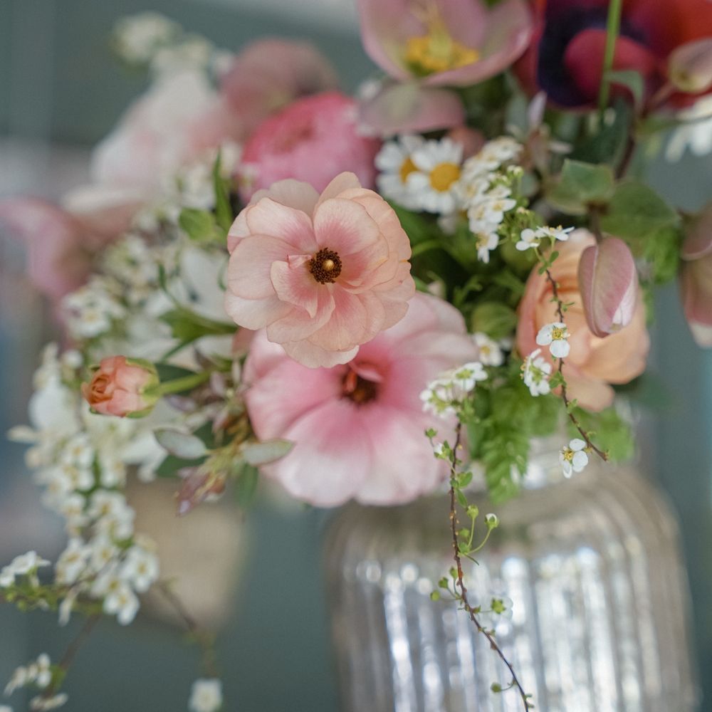 Phine Flowers Bud Vase Spring Table Decor 