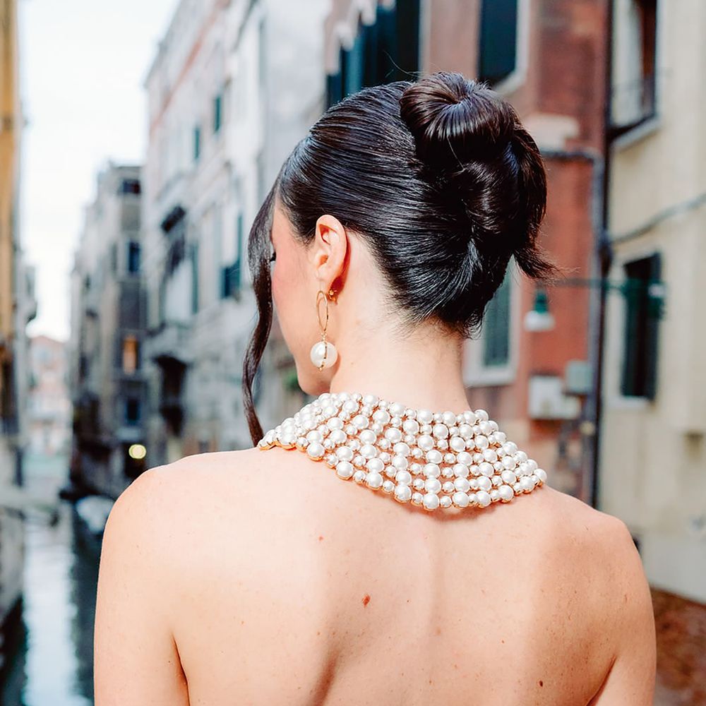 Pearl bridal accessories
