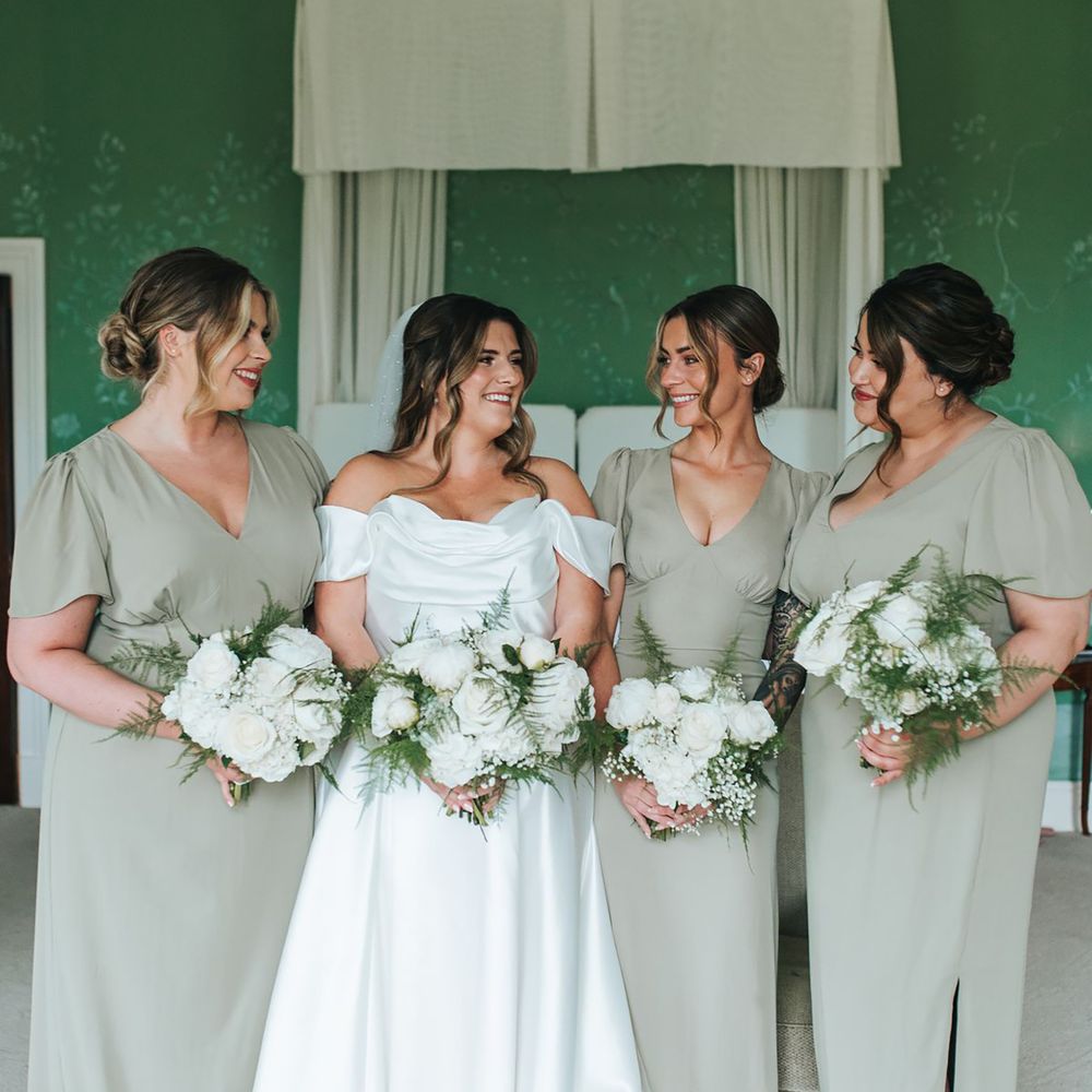 Sage green bridesmaid dresses