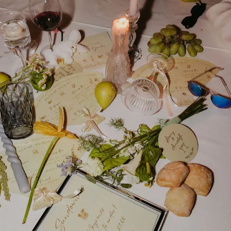Aesthetic Wedding Tablescape Aftermath