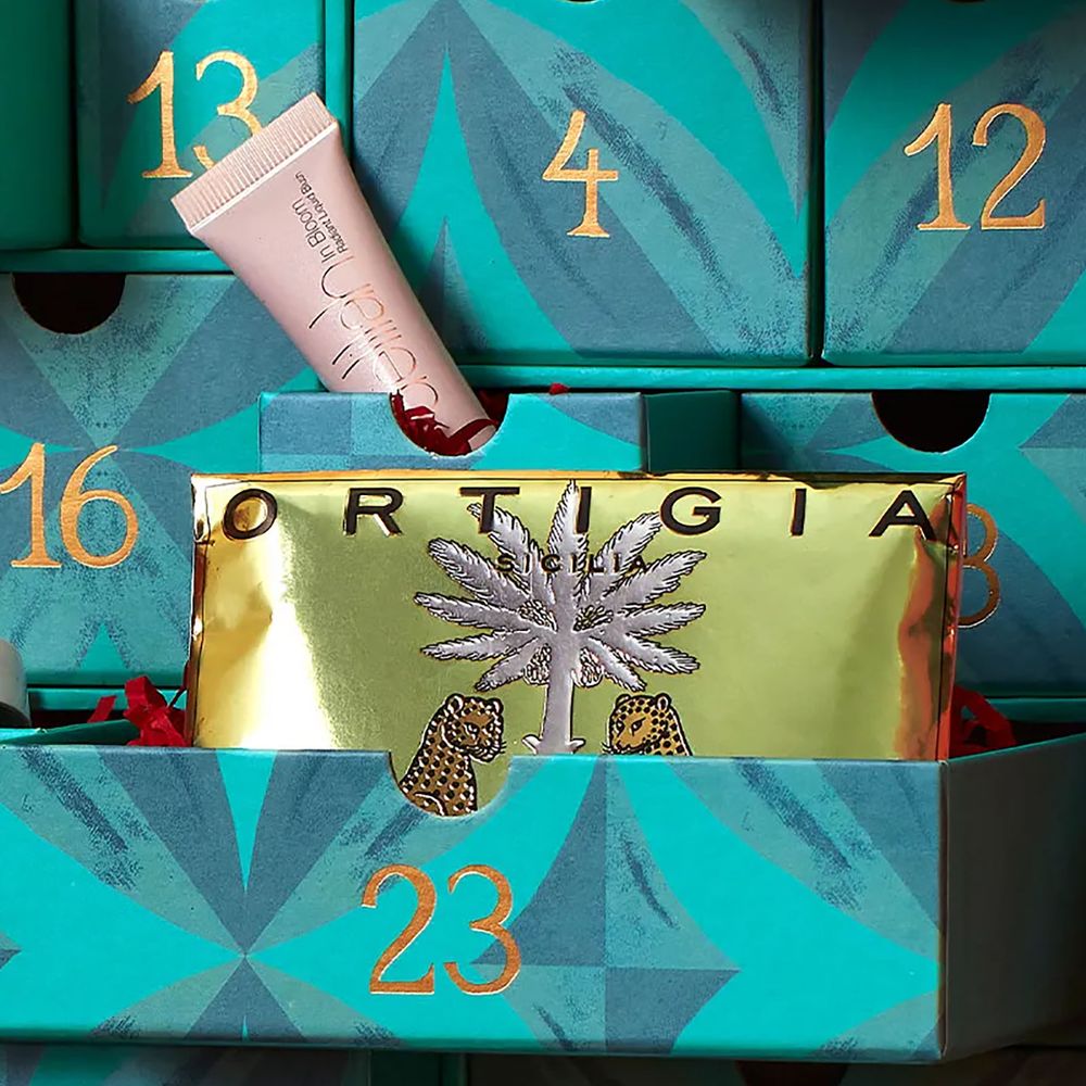 Fortnum & Mason Beauty Advent Calendar 2025 close up of open drawer