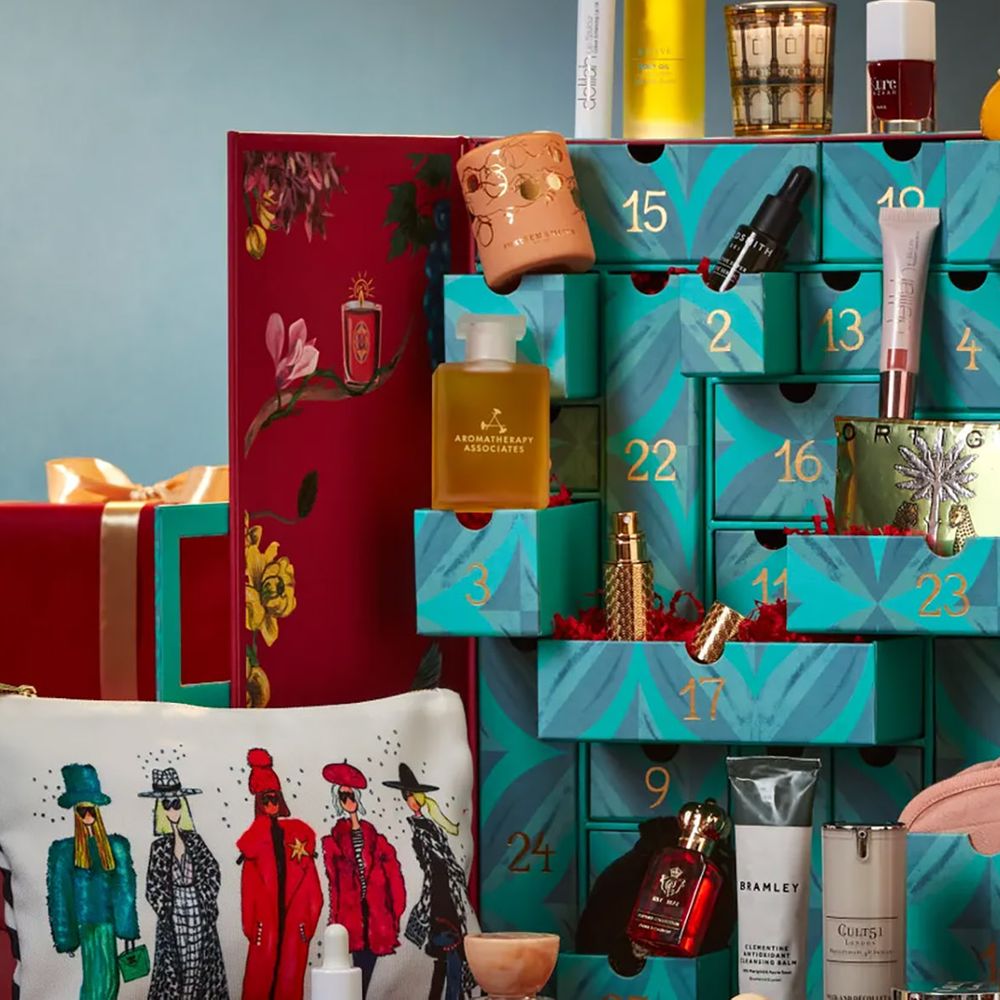 Fortnum & Mason Beauty Advent Calendar 2025 lifestyle contents