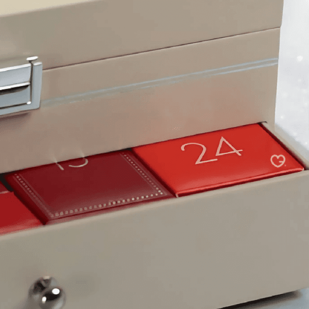 The Perfume Shop Advent Calendar view of drawers