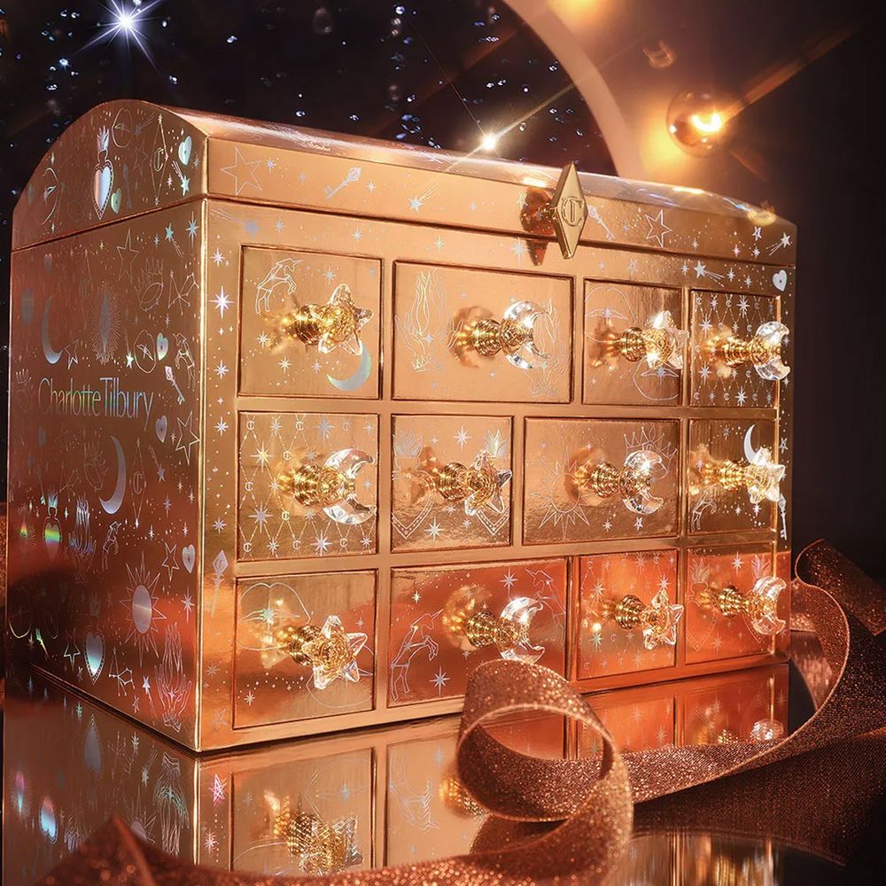 Charlotte Tilbury advent calendar 2025 lifestyle image