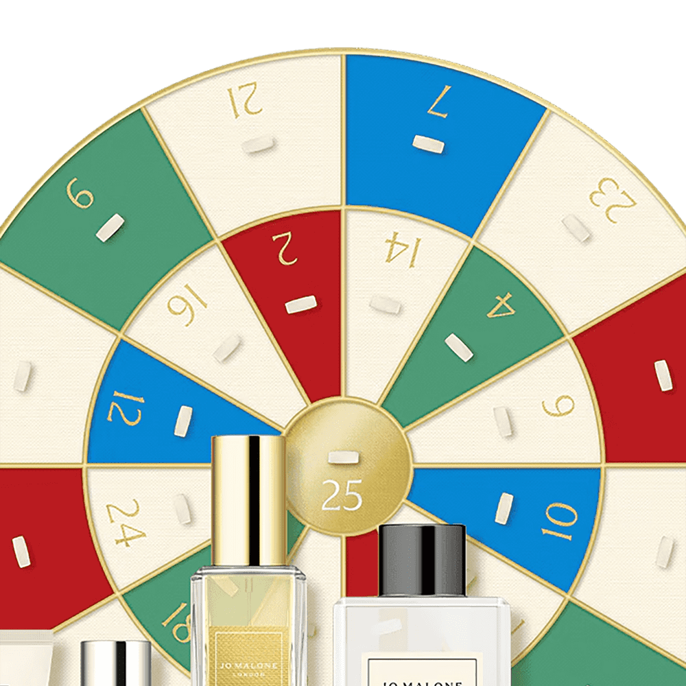 Jo Malone Advent Calendar 2025 contents inside the calendar