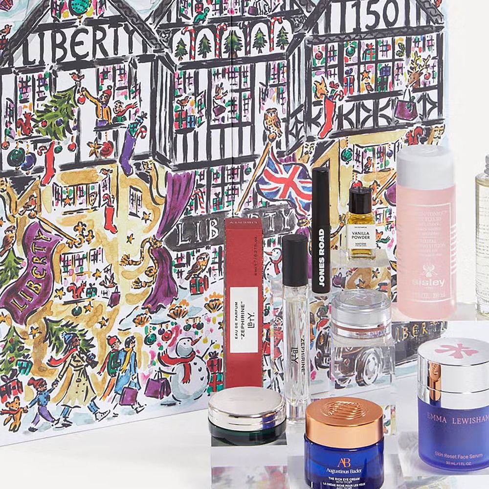 Liberty beauty advent calendar 2025, closed storage and some of the producs