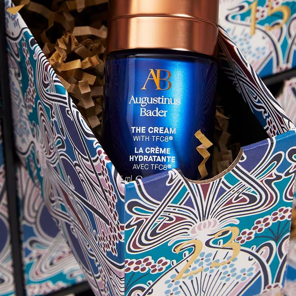 Liberty Men's Beauty Advent Calendar 2025, close up of open drawer with product