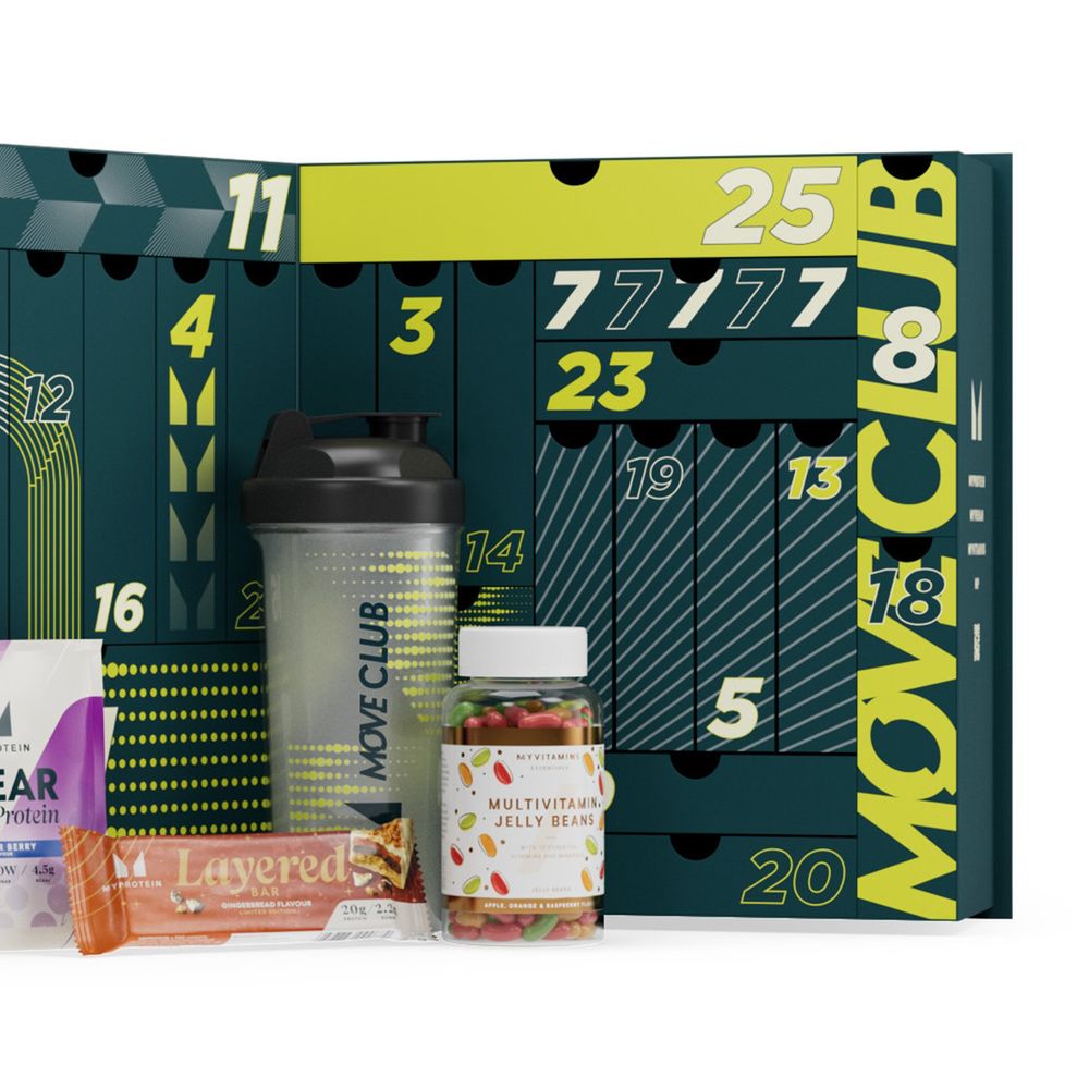 Myprotein Fitness Advent Calendar 2025 contents included inside