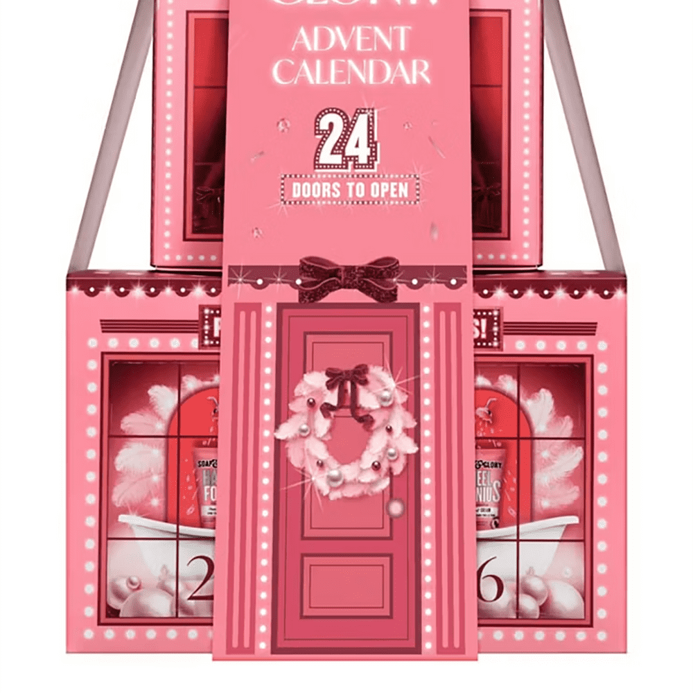 Soap and Glory beauty advent calendar 2025 packaged 24 day advent calendar