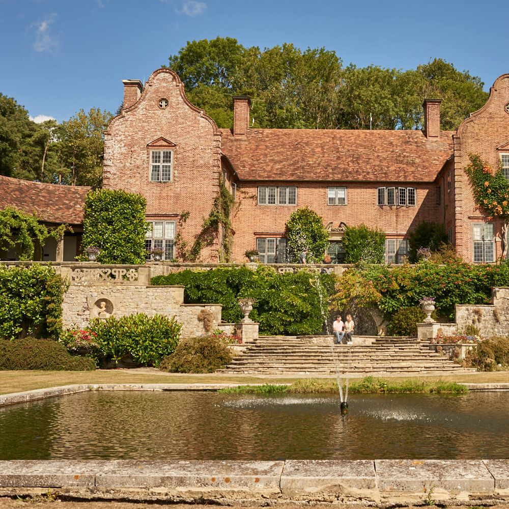 Couple at Mansion House Wedding Venue at Port Lympne