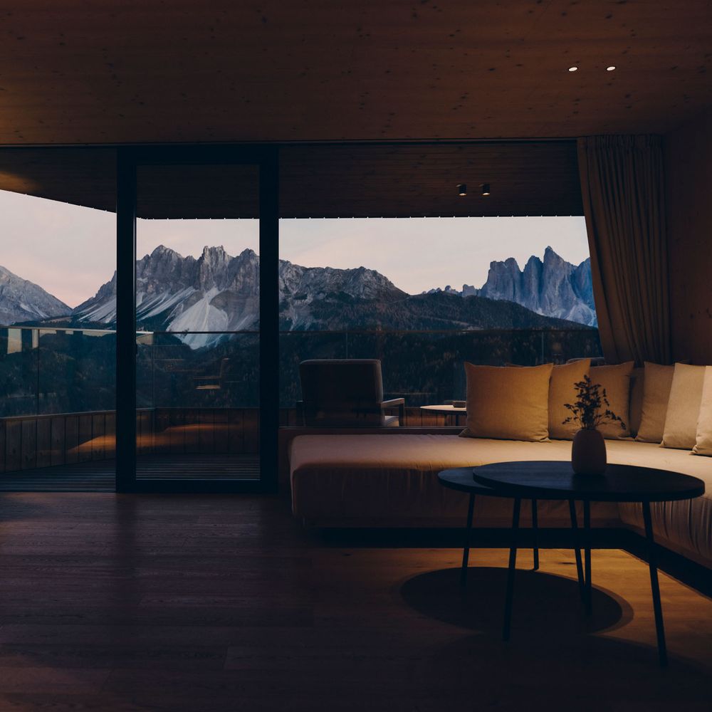 Forestis Dolomites hotel bedroom