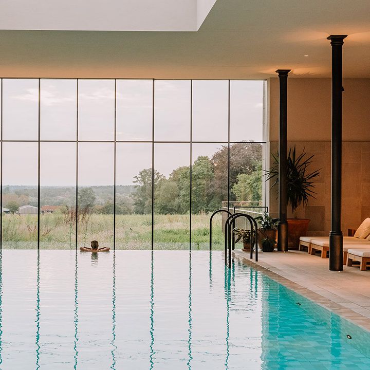 The Bothy spa and pool at Heckfield Place