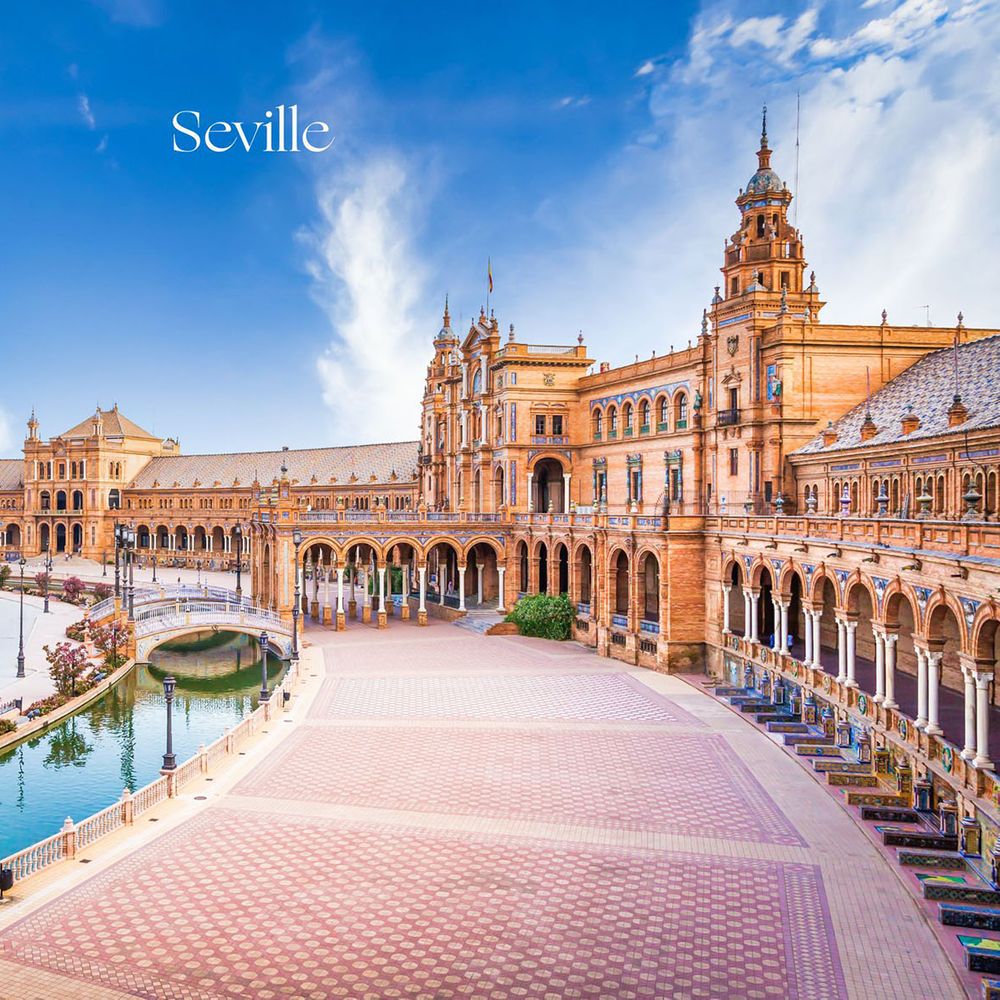 Landmark building in Seville hen do destination in Europe