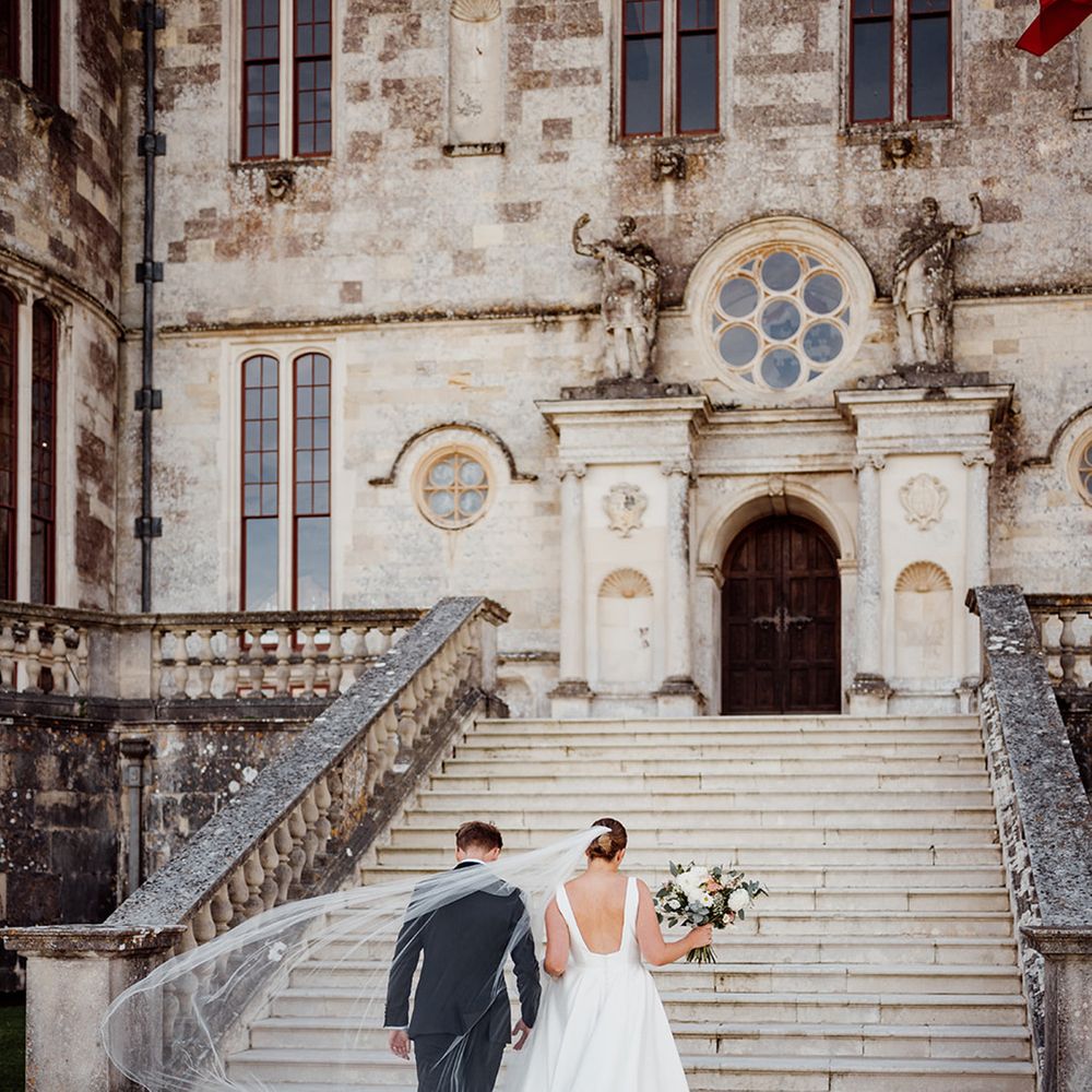 bride-and-groom-at-lulworth-castle-wedding