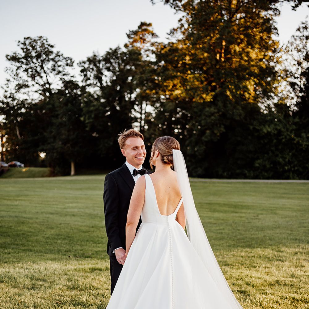 bride-in-low-back-princess-wedding-dress