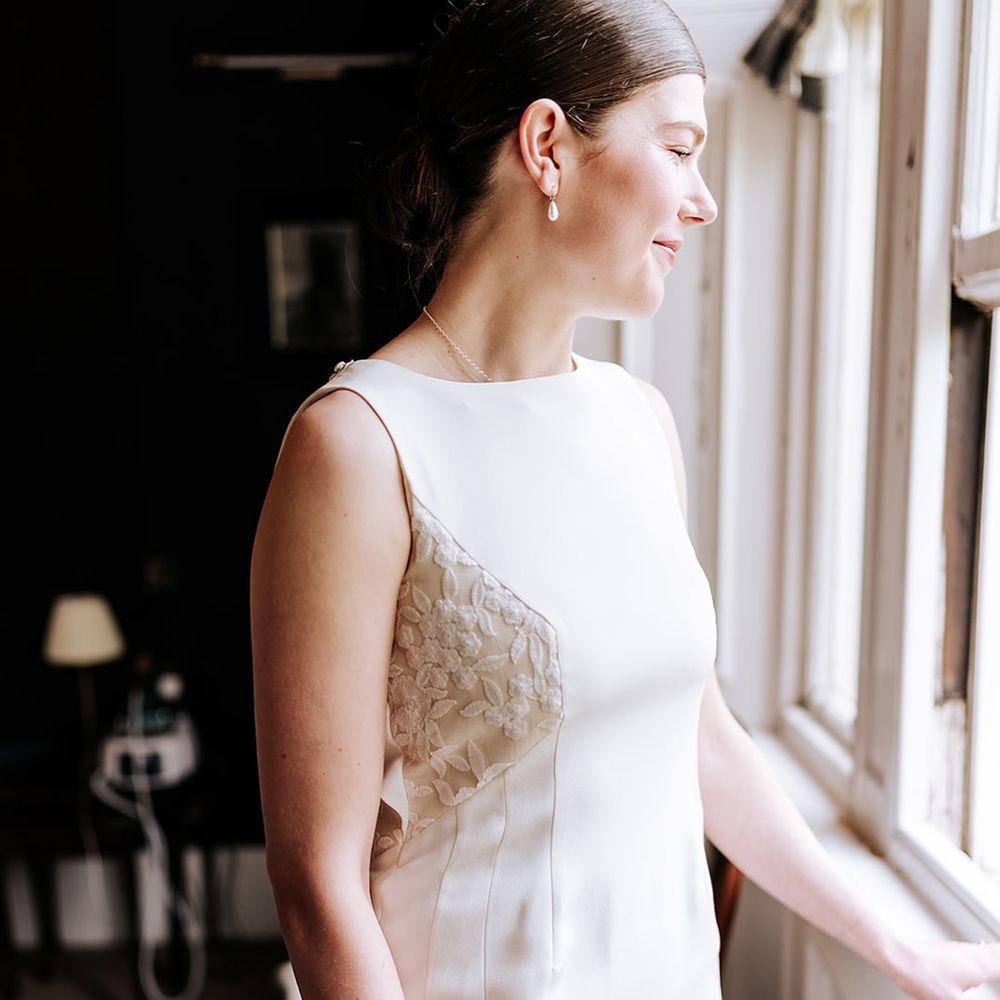 bride-wearing-floral-bespoke-wedding-dress