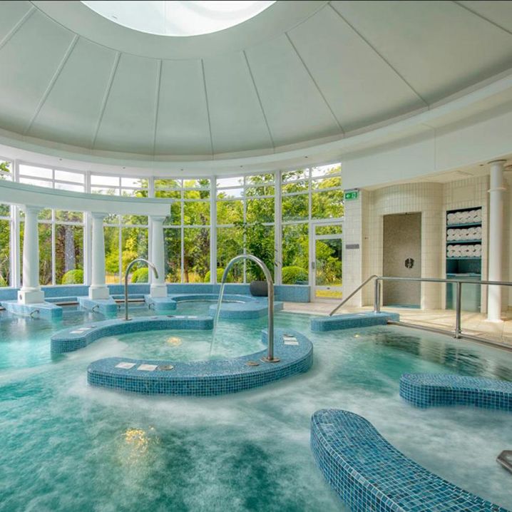 chewton glen hotel wellness spa pool area