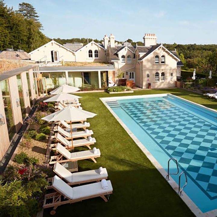 the coach house spa at beaverbrook hotel outdoor pool