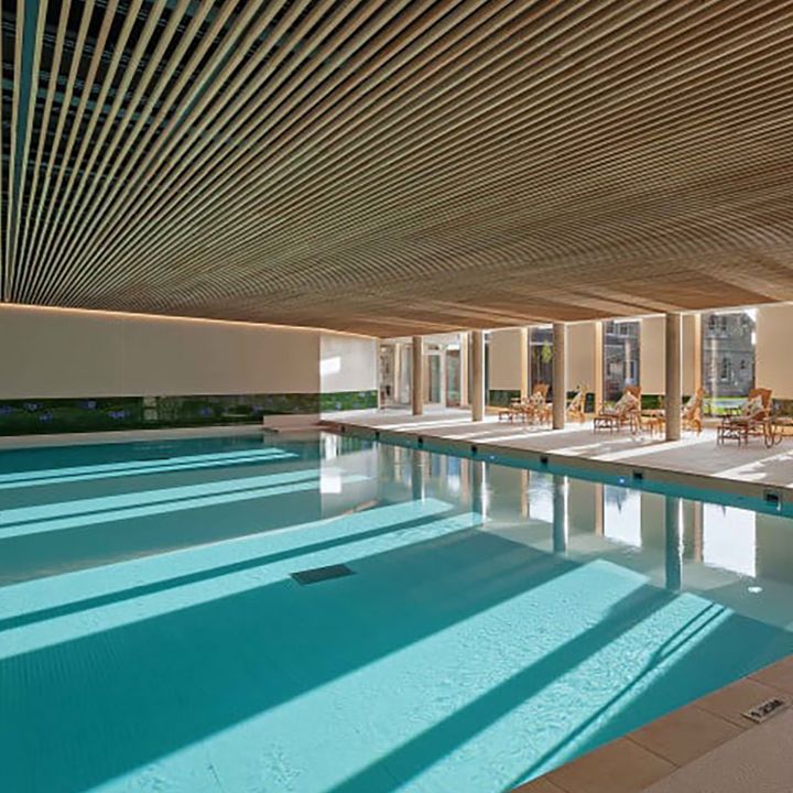 the coach house spa at beaverbrook hotel indoor wellness pool