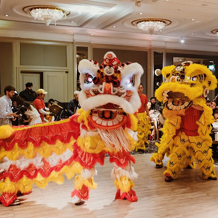 red-yellow-and-white-chinese-lion-dance
