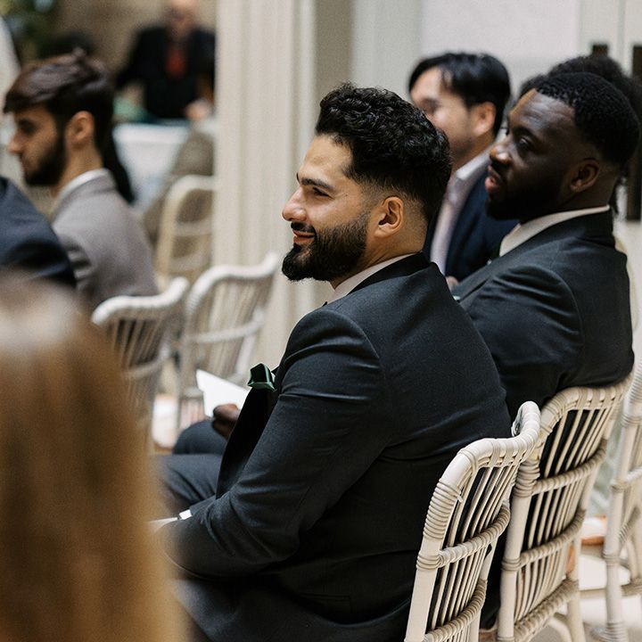 wedding-guests-watching-the-wedding-ceremony