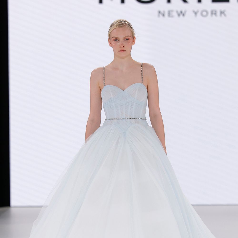 Morilee New York Blue Hue Wedding Dress - Barcelona Bridal Fashion Week 2025 Trends 