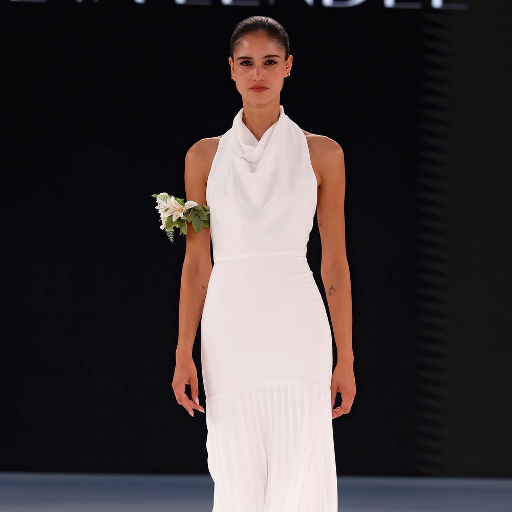 Eva Lendel Halterneck Wedding Dress Trend - Barcelona Bridal Fashion Week 2025