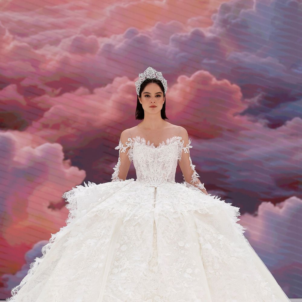 Julia Kontogruni Corona Borealis Fairytale Wedding Dress - Barcelona Bridal Fashion Week 2025