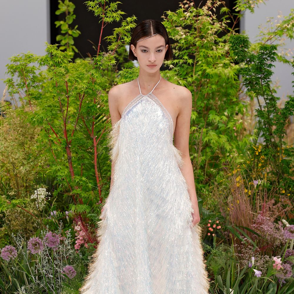 Wang Feng Halterneck Wedding Dress Trend - Barcelona Bridal Fashion Week 2025