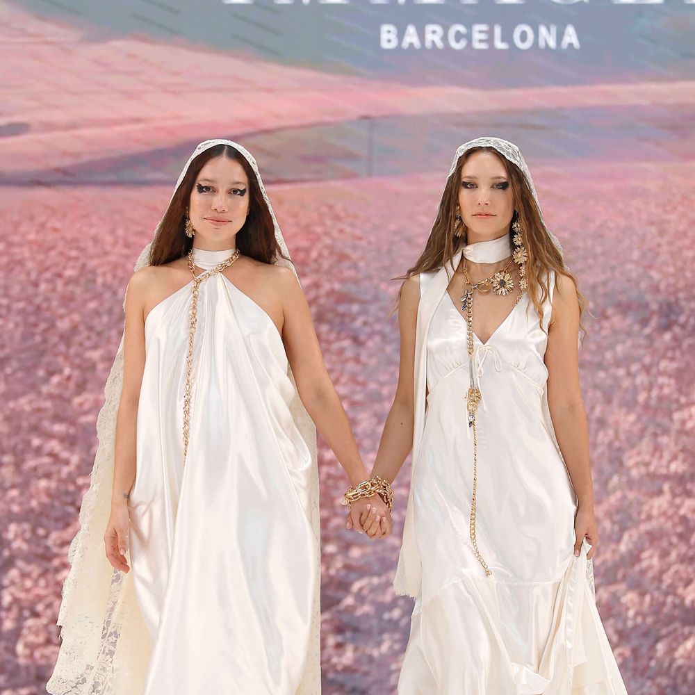 Barcelona Bridal Fashion Week 2025 - Boho Wedding Dresses - Models on Immacle Runway